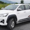 Toyota Hilux DC 2016-2020 Tiivalaiendite kompl. Dekoratiivpoltidega.