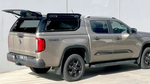 VW Amarok DC 2025+ Venture kastikate, küljeluugid (klaasist) avanevad ülesse