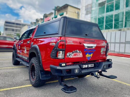 Ford Ranger DC 2023+ Aluminium kastikate, küljeluugid avanevad ülesse, sisevalgustus