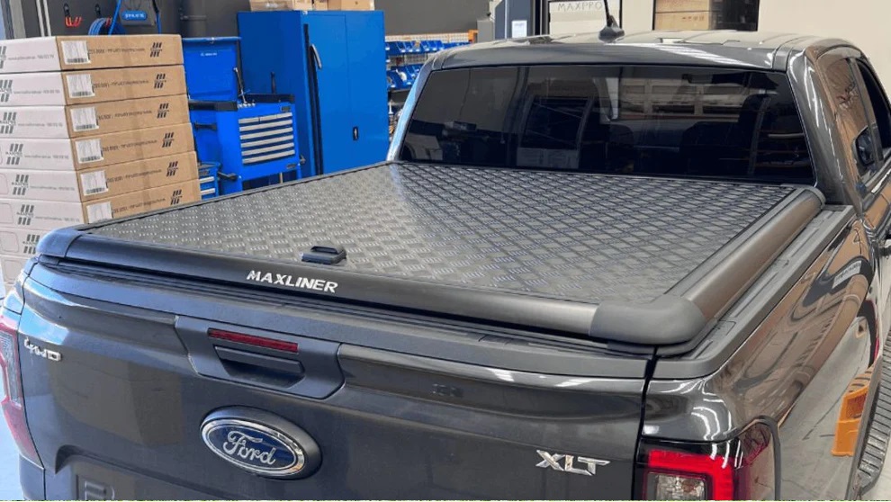 Ford Ranger DC 2023+ Maxcover aluminium, lukustatav kõvakate