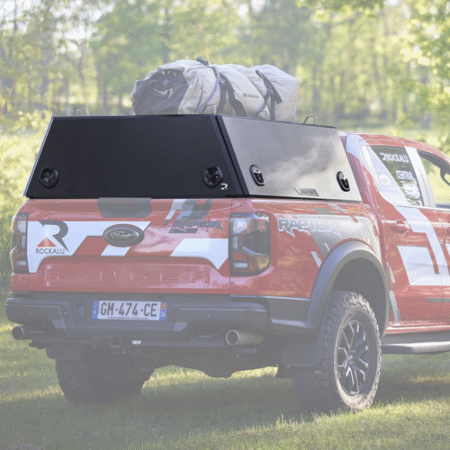 Ford Ranger DC 2023+ Aluminium kastikate, küljeluugid avanevad ülesse, LED sisevalgustus