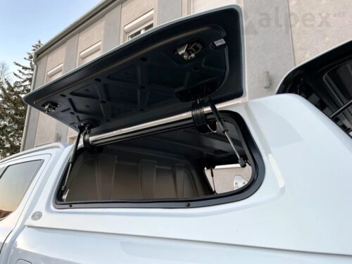 VW Amarok DC 2023+ Work kastikate, küljeluugid avanevad ülesse, valge-2E2E, L9F0