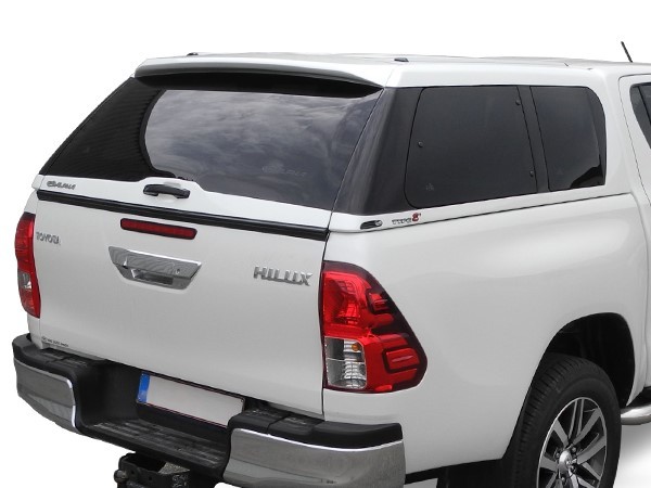 Toyota Hilux 2016+ kastikate Type E+ küljeakendega, sisepolsterdus, sisevalgustus, tagaklaas ABS raamiga
