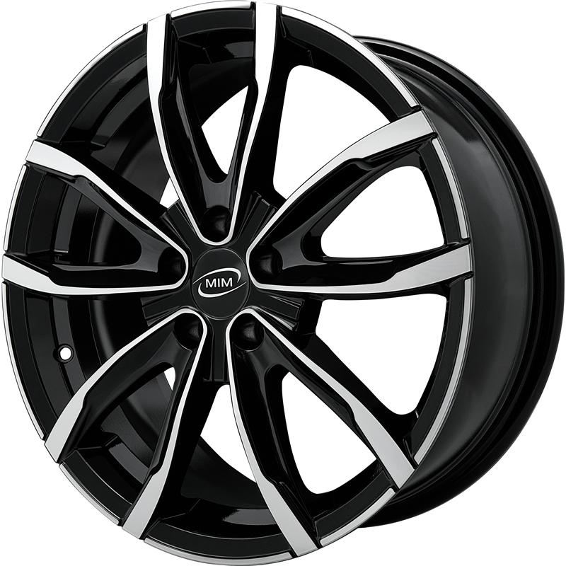 EVO001 6,0X15 4X108 ET 25 65,1 BLACK POLISHED