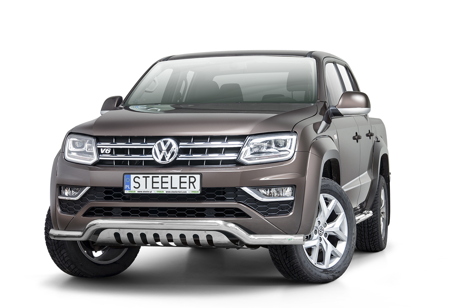 EC stange toru (Low spoiler bar) with axle-plate – Volkswagen Amarok V6 (2016 -)
