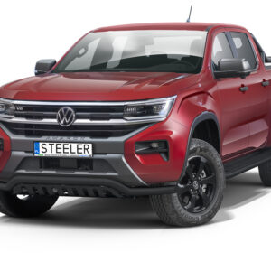 EC stange toru (Low spoiler bar) alusplaadiga - Volkswagen Amarok (2023 -) - must