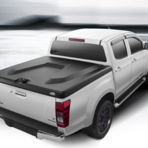 Isuzu D-Max DC 2012-2019 Maxcover 45, lukustatav plastkate, krobelinemust