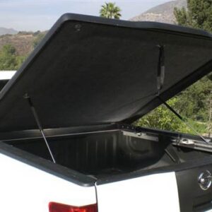 Kasutatud. Mitsubishi L200 DC (pikk kast) 2009-2015 lukustatav plastkate-2 lukku, must