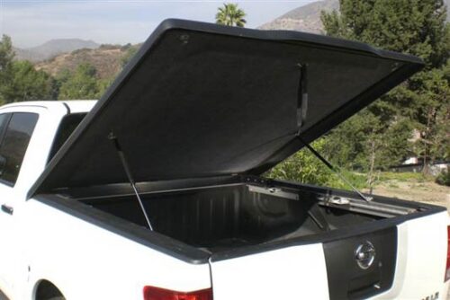 Kasutatud. Mitsubishi L200 DC (pikk kast) 2009-2015 lukustatav plastkate-2 lukku, must